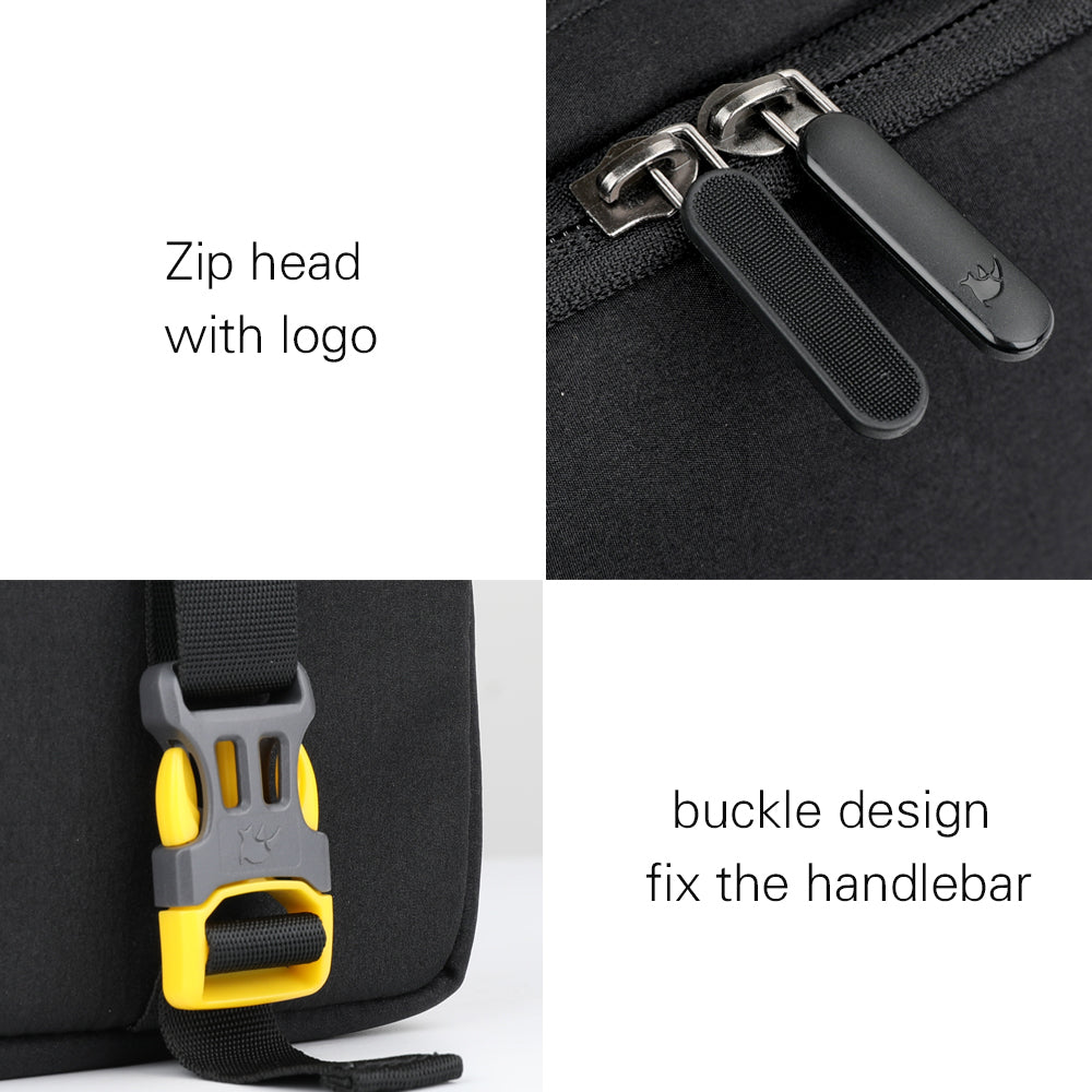 RHINOWALK X2010 1L Bike Handlebar Bag Waterproof Tool Bag Polyester Storage Bag RHINOWALK X2010 1L Bike Handlebar Bag Waterproof Tool Bag Polyester Storage Bag